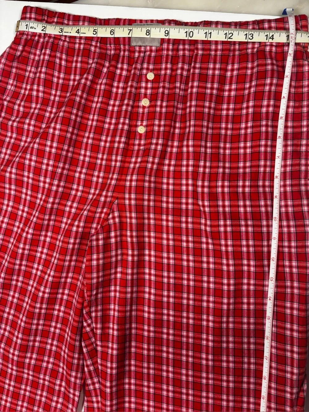 J.Crew Lady’s‎ Red Plaid Lounge Pants - Classic Comfort